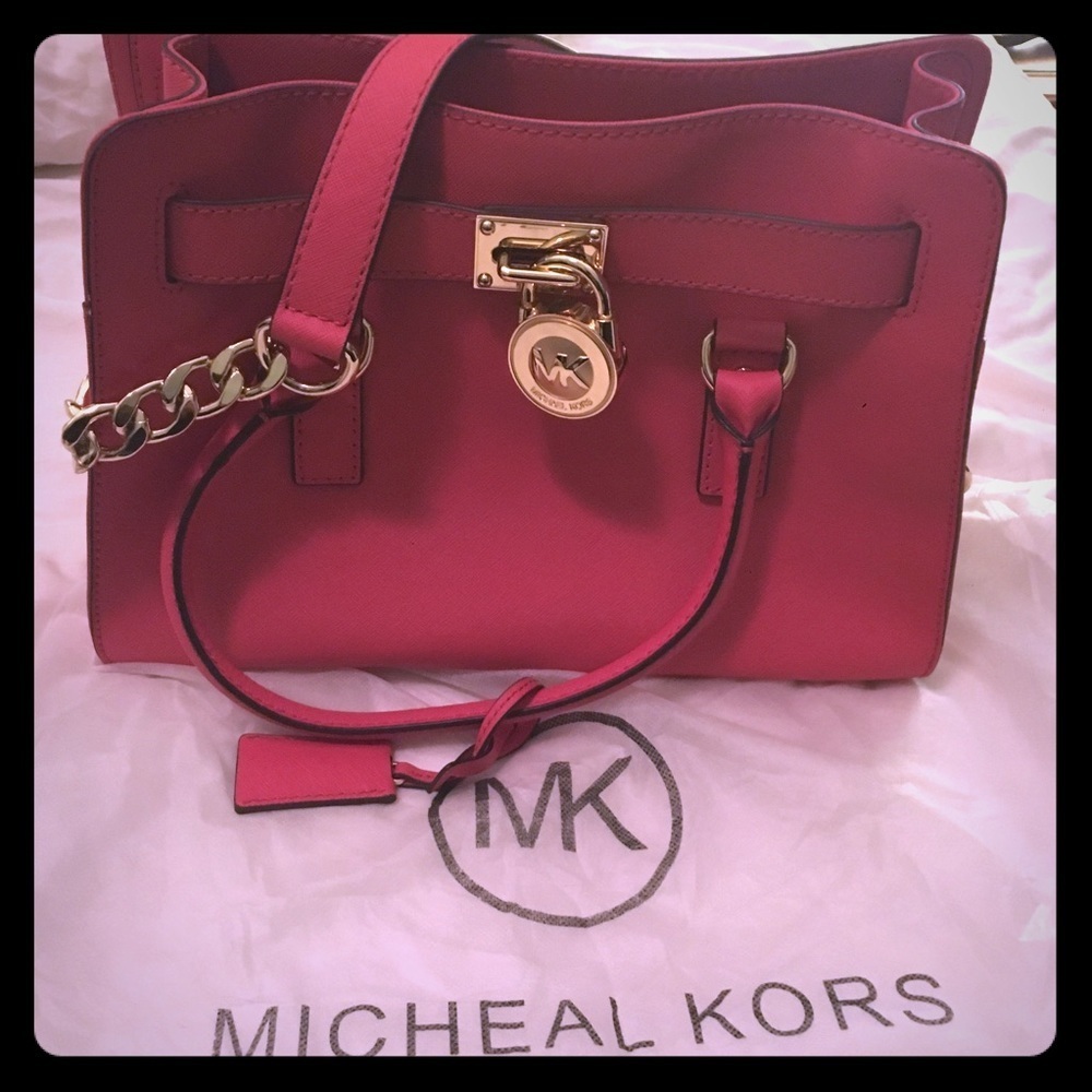 Michael Kors Sm Hamilton in Gorgeous Watermelon